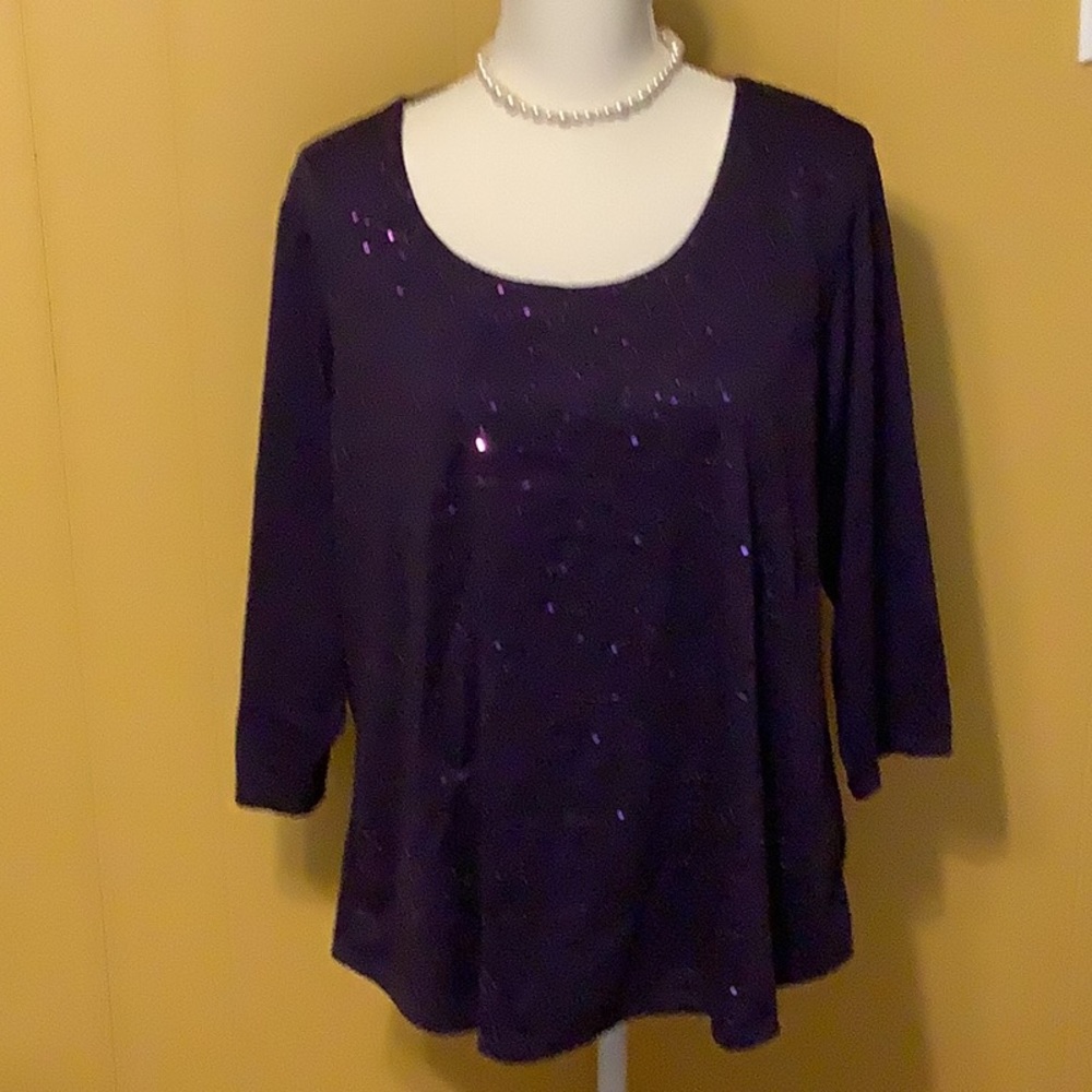 Coldwater Creek polyester blend top